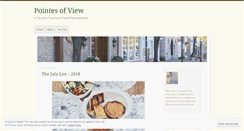 Desktop Screenshot of pointesofview.com