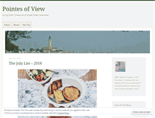 Tablet Screenshot of pointesofview.com